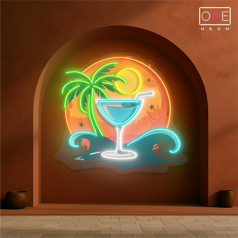 Enseigne au néon à LED Moonlight Margarita