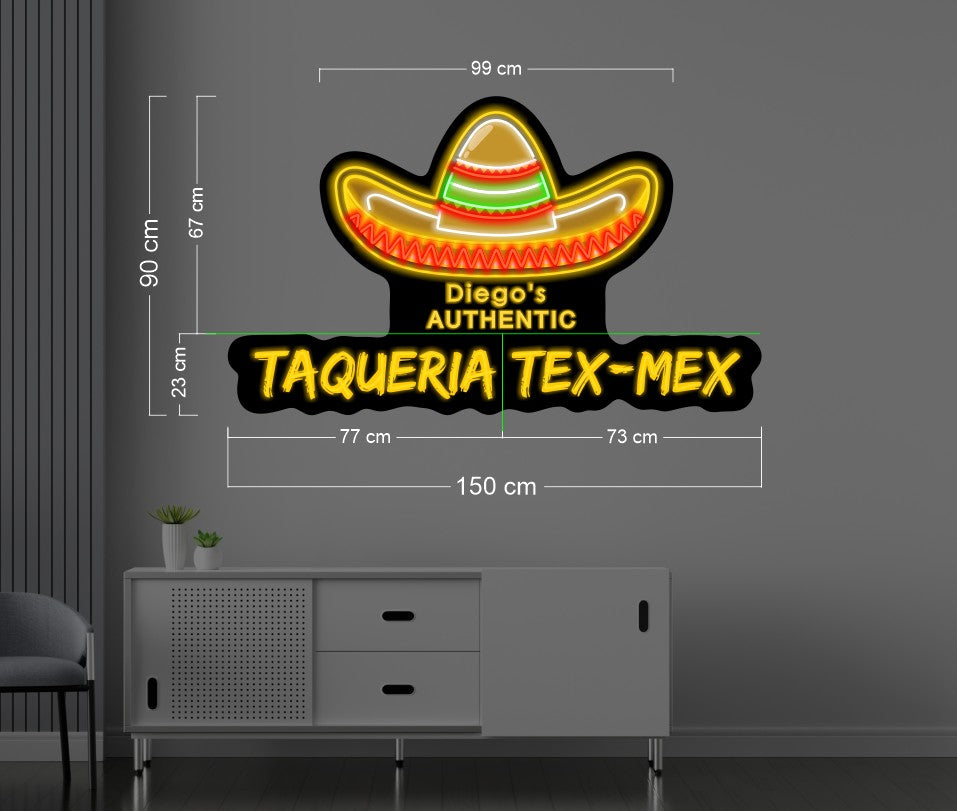 Enseigne au néon LED personnalisée pour entreprise