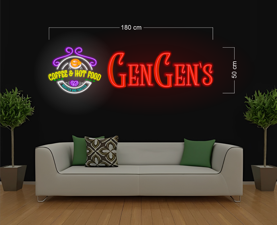 Enseigne au néon LED personnalisée pour entreprise