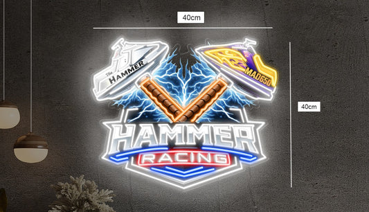 Hammer racing | LED Neon Sign