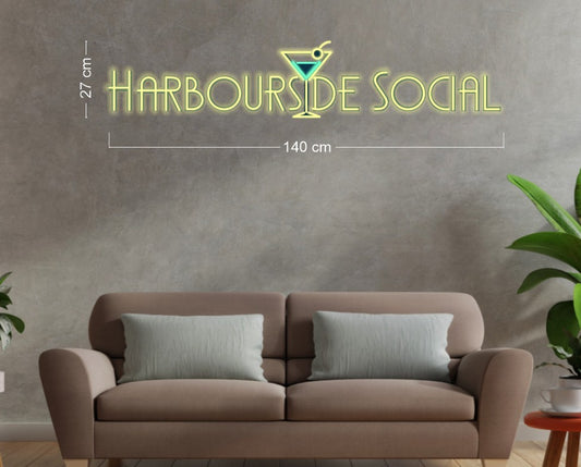 Enseigne au néon LED personnalisée pour entreprise