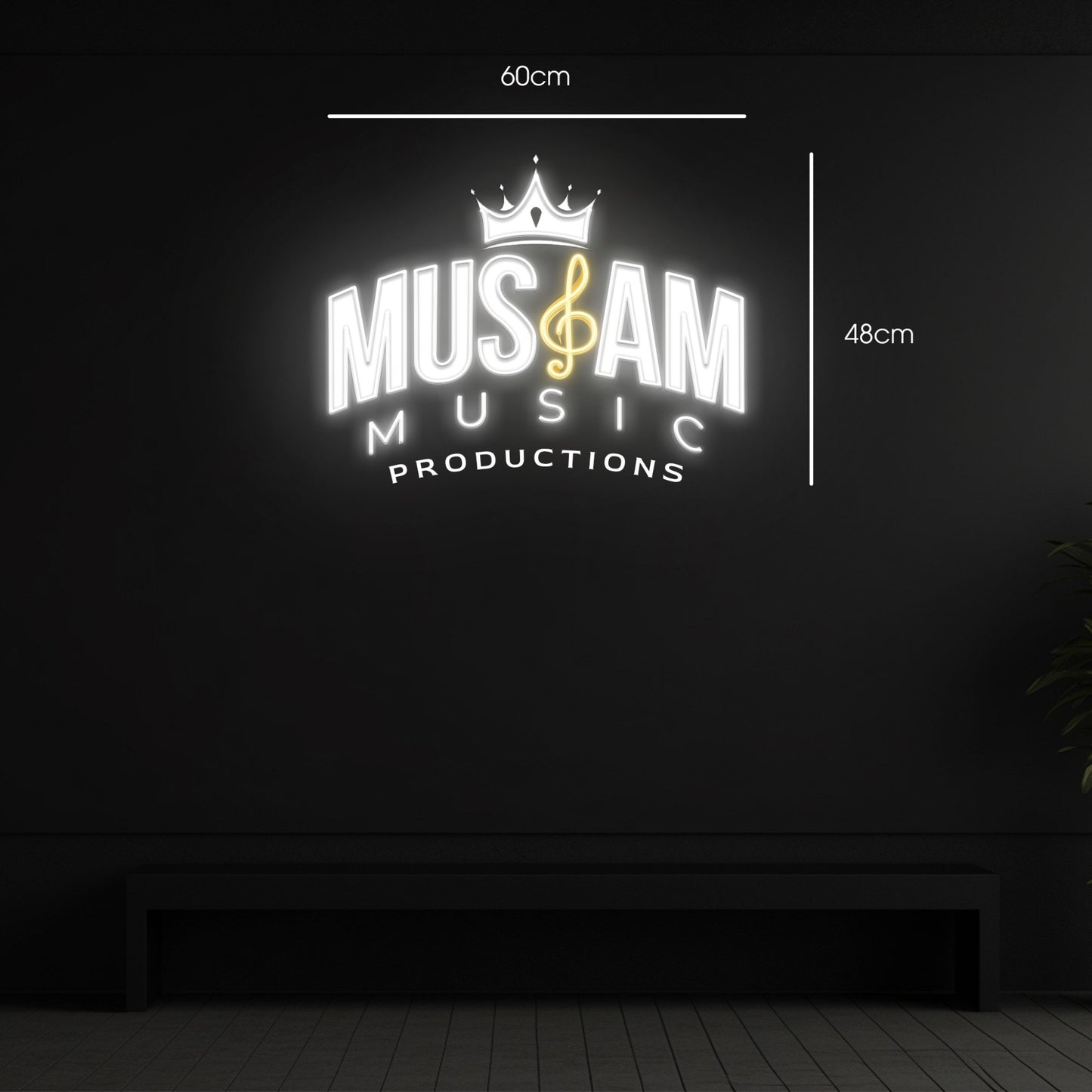Enseigne au néon LED personnalisée pour entreprise
