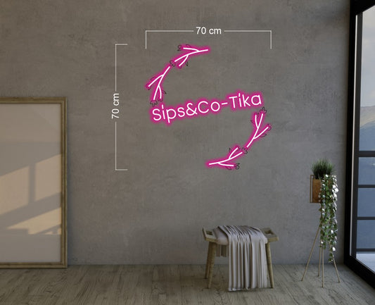 Sips & Co-Tika| LED Neon Sign