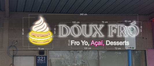 Enseigne au néon LED personnalisée pour entreprise