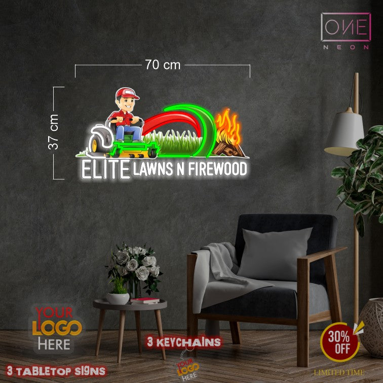 ELITE Lawn & Firewood | LED Neon Sign