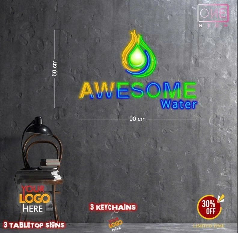 AWESOME Water | LED Neon Sign
