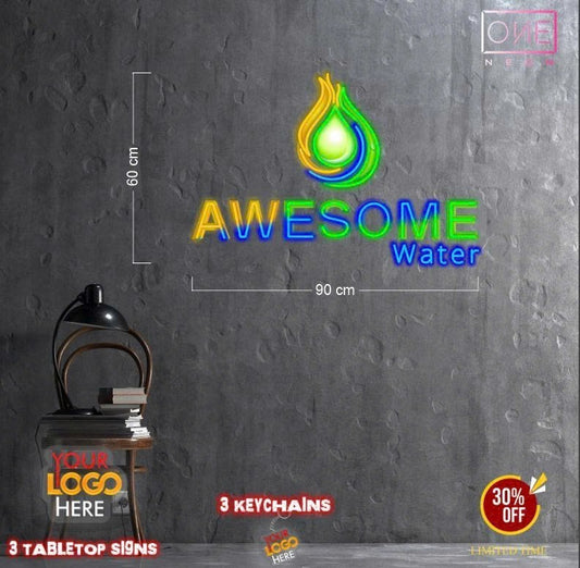 AWESOME Water | LED Neon Sign