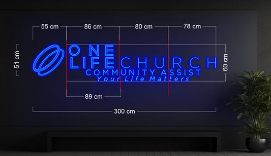 Enseigne au néon LED personnalisée pour entreprise