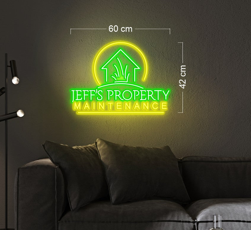 Enseigne au néon LED personnalisée pour entreprise