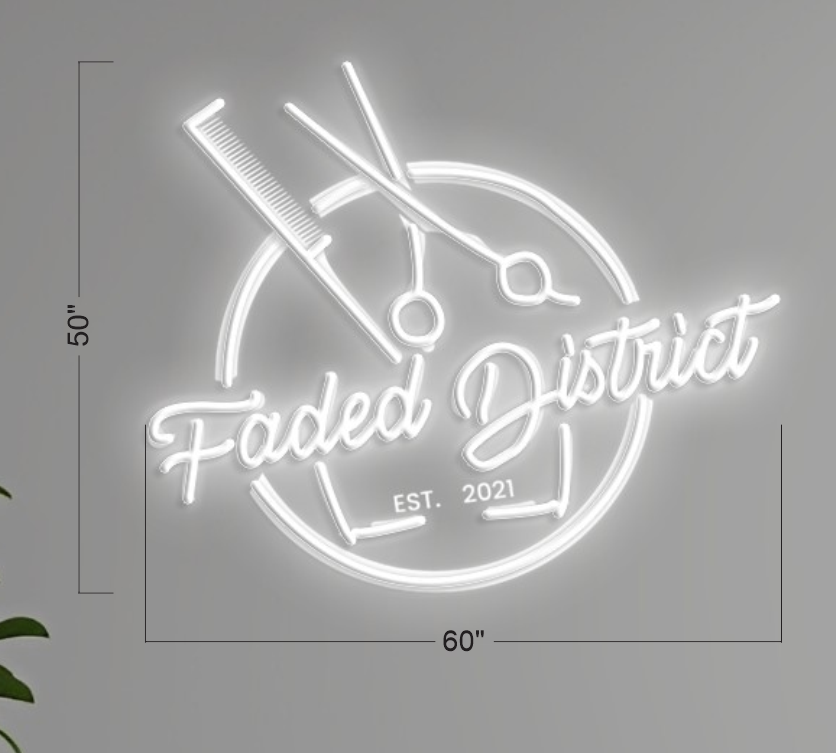 FADED DISTRICT | LED Neon Sign