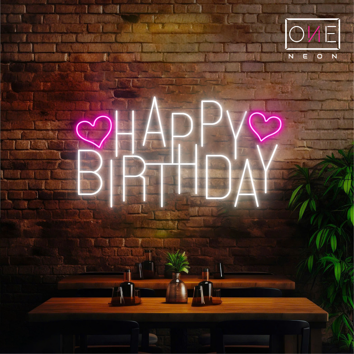 Happy Birthday Led Neon Sign