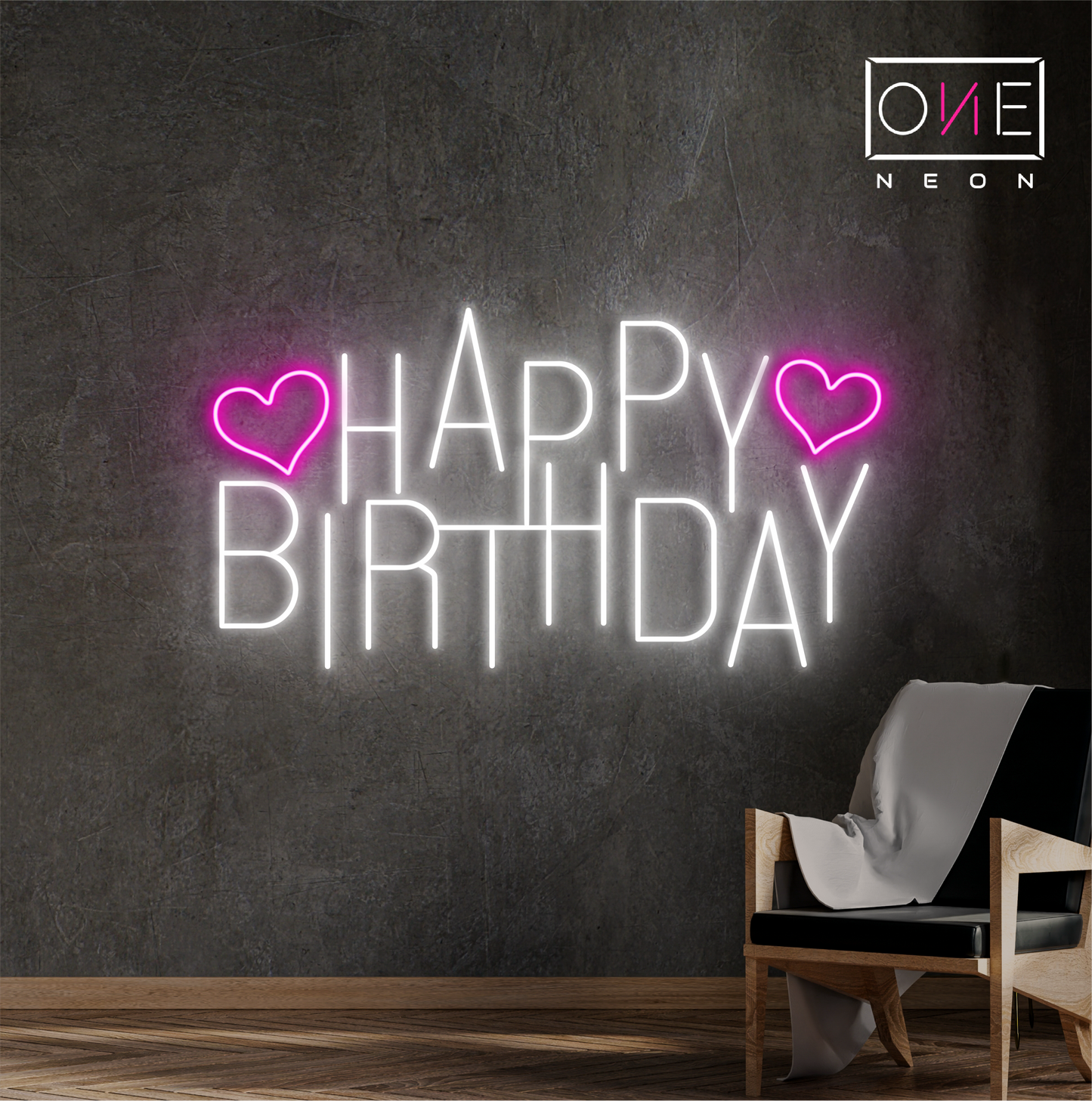 Happy Birthday Led Neon Sign