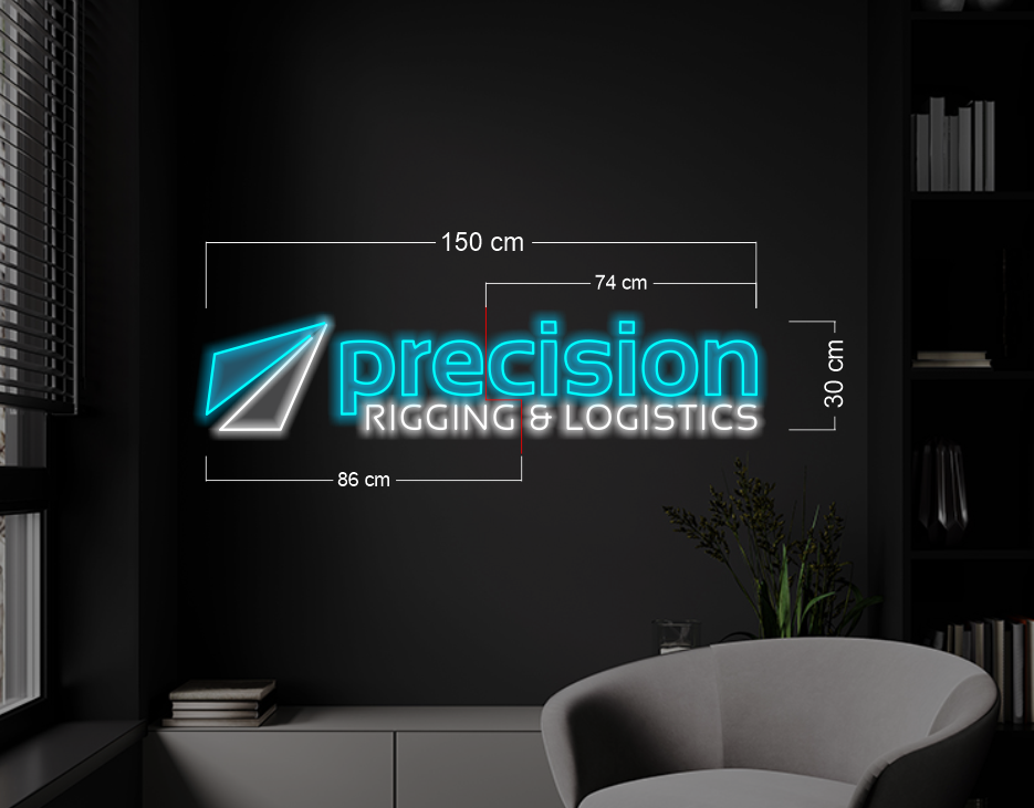 Precision rigging & logistics | LED Neon Sign (x3 neon signs)