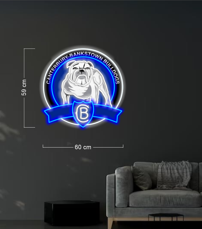 CANTERBURY-BANKSTOWN BULLDOGS | LED Neon Sign