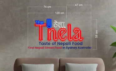 THELA | LED Neon Sign (2 outdoor signs)