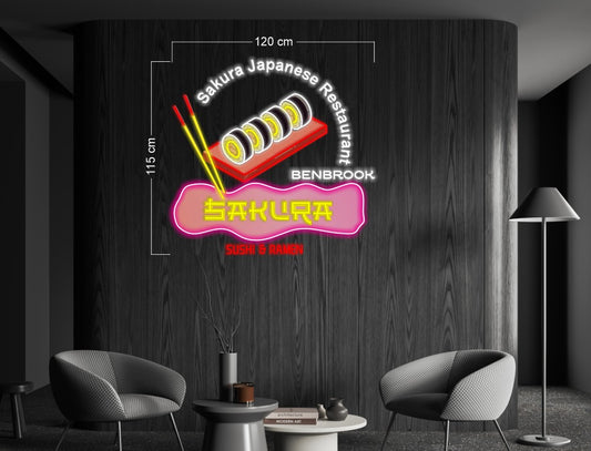 Enseigne au néon LED personnalisée pour entreprise