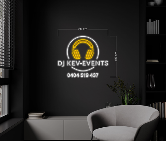 Dj key-events | LED Neon Sign
