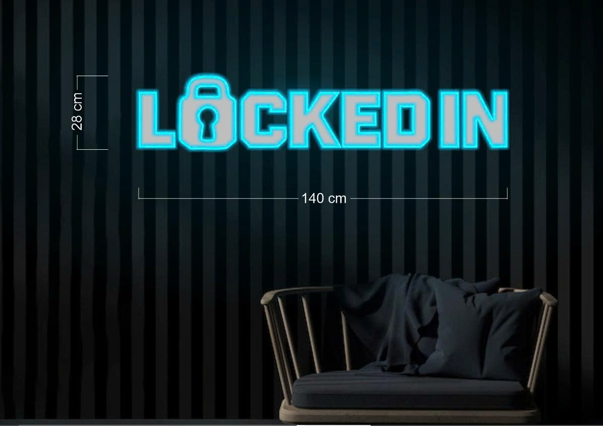 LOCKEDIN | LED Neon Sign