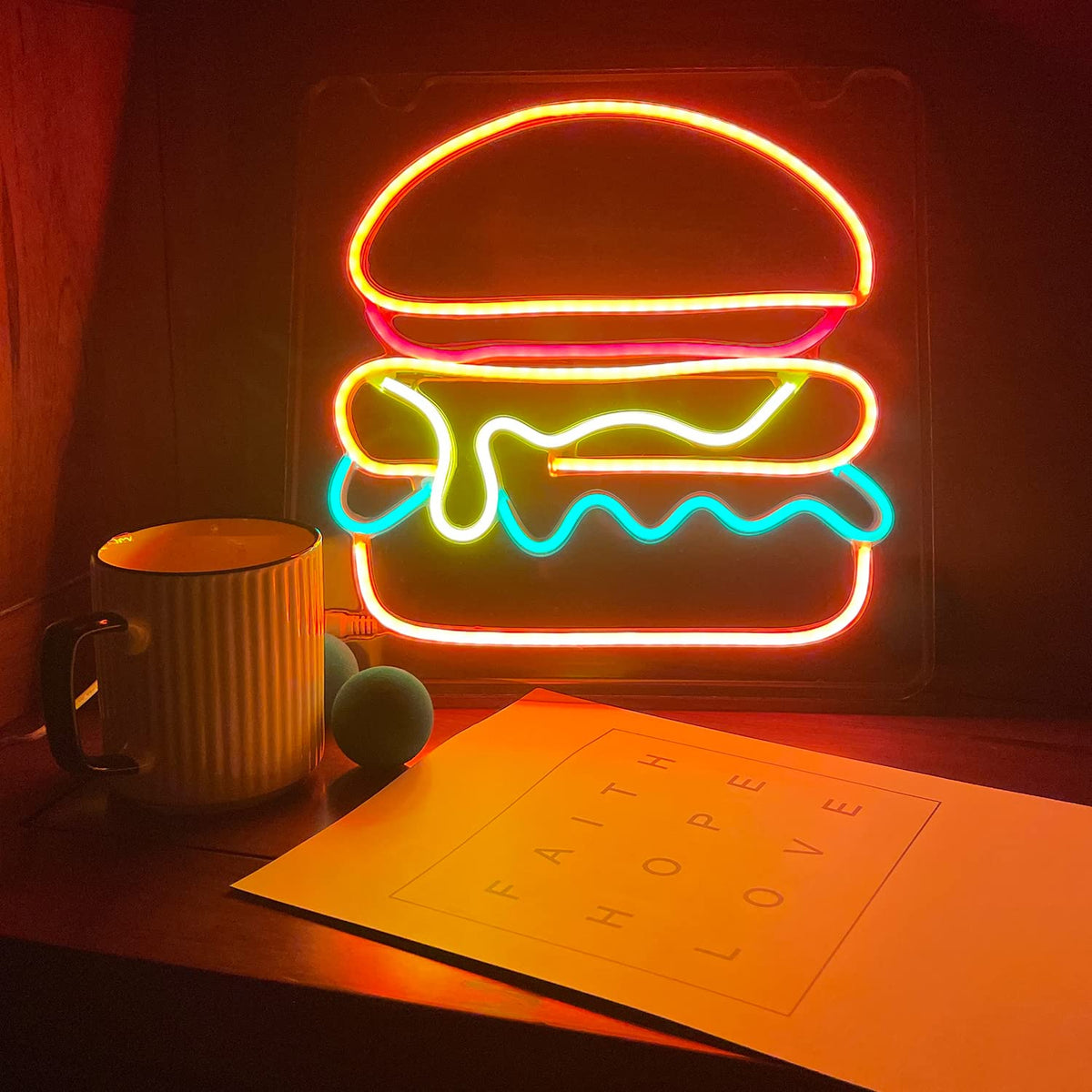 Enseigne au néon LED personnalisée pour entreprise