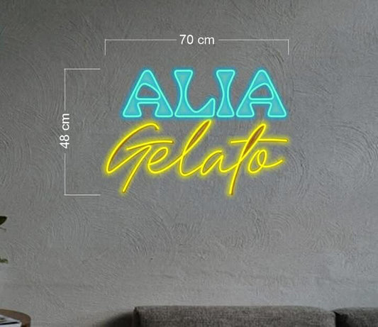ALLA Gelato ( 2 outdoor signs) | LED Neon Sign
