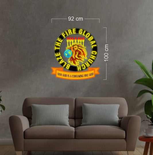 Enseigne au néon LED personnalisée pour entreprise