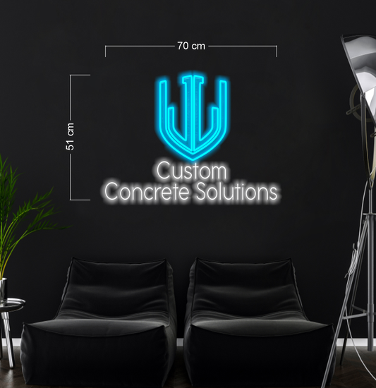 CUSTOM CONCRETE SOLUTIONS | LED Neon Sign