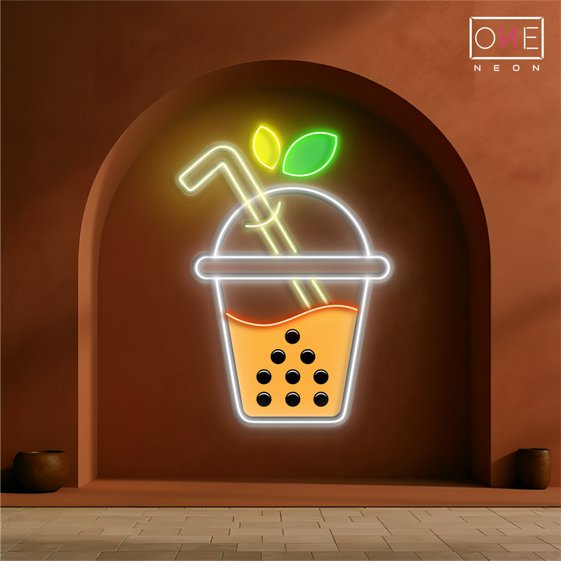 Enseigne au néon à LED Sweet Boba Sip