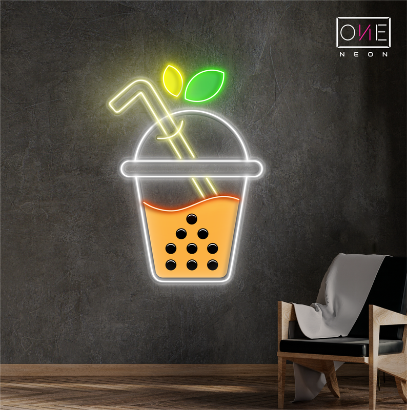 Enseigne au néon à LED Sweet Boba Sip