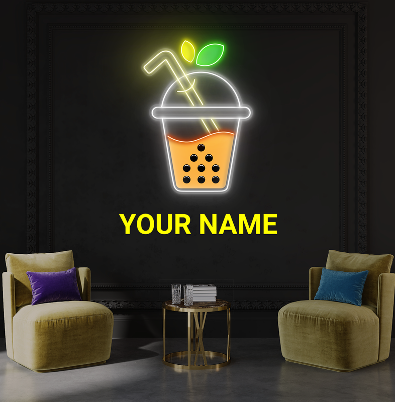 Enseigne au néon à LED Sweet Boba Sip