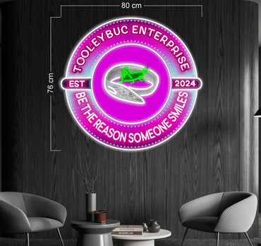 Enseigne au néon LED personnalisée pour entreprise