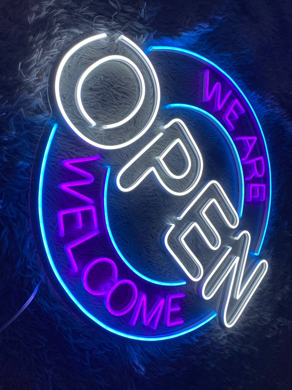 Enseigne au néon LED personnalisée pour entreprise
