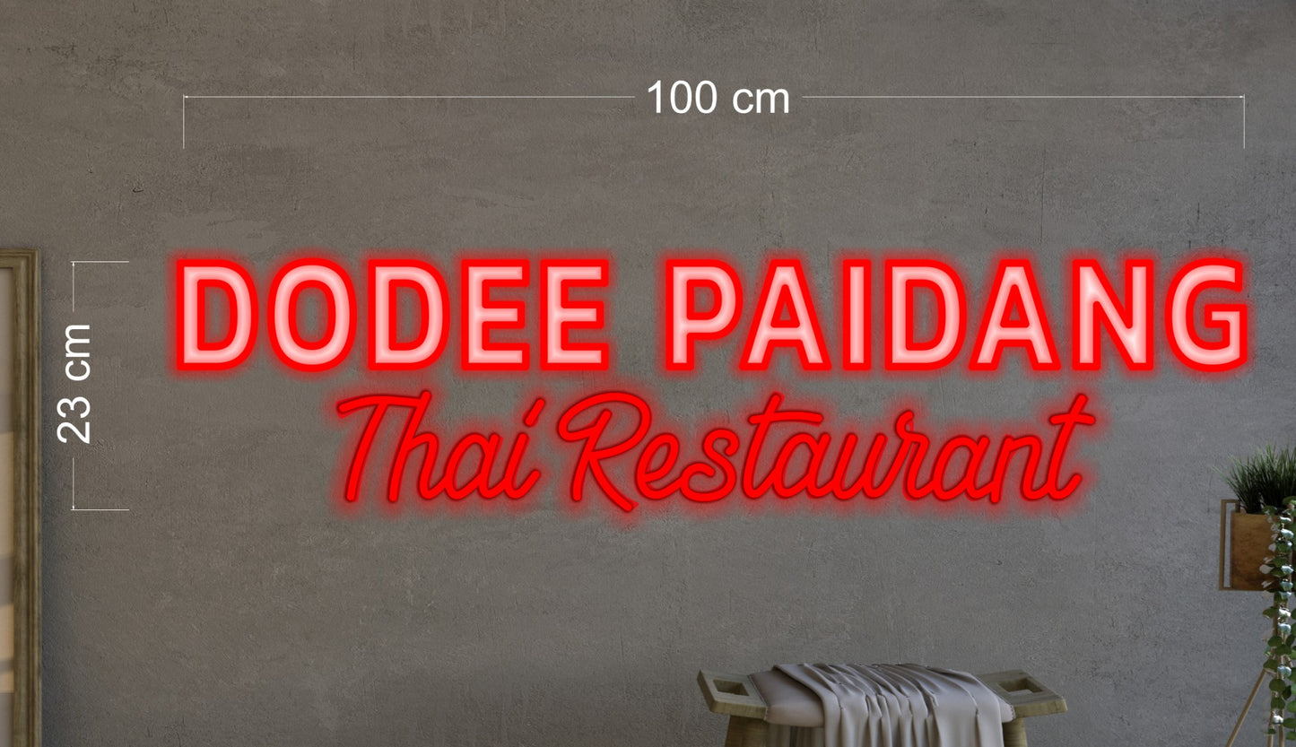 Enseigne au néon LED personnalisée pour entreprise