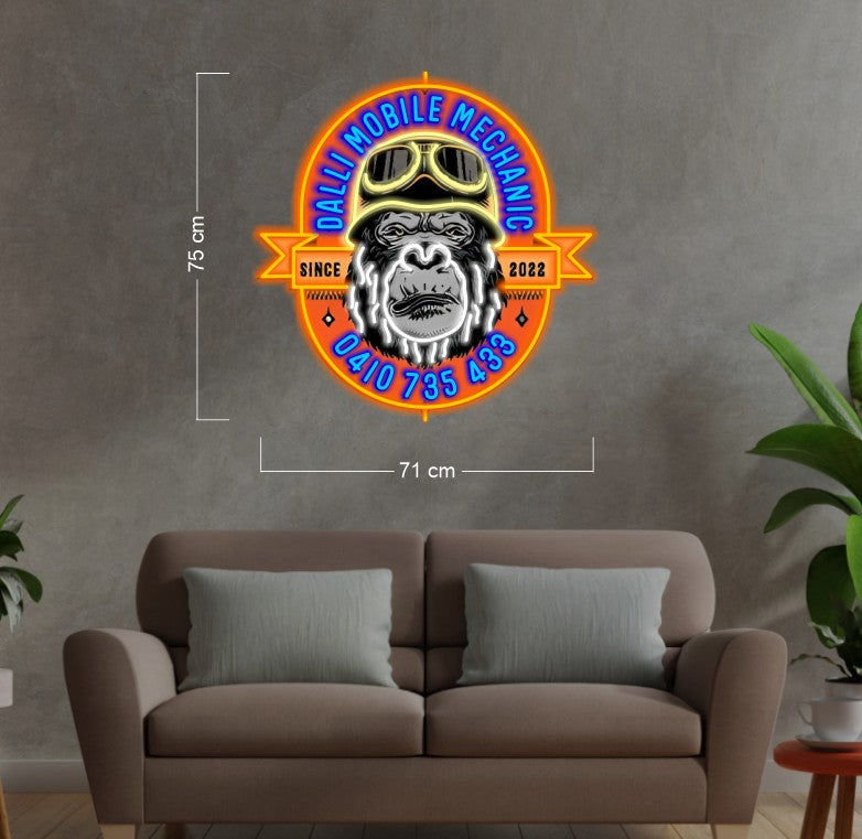 DALLI MOBILE MECHANIC | LED Neon Sign (OUTDOOR)