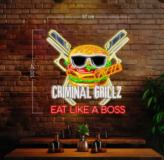 Enseigne au néon LED personnalisée pour entreprise