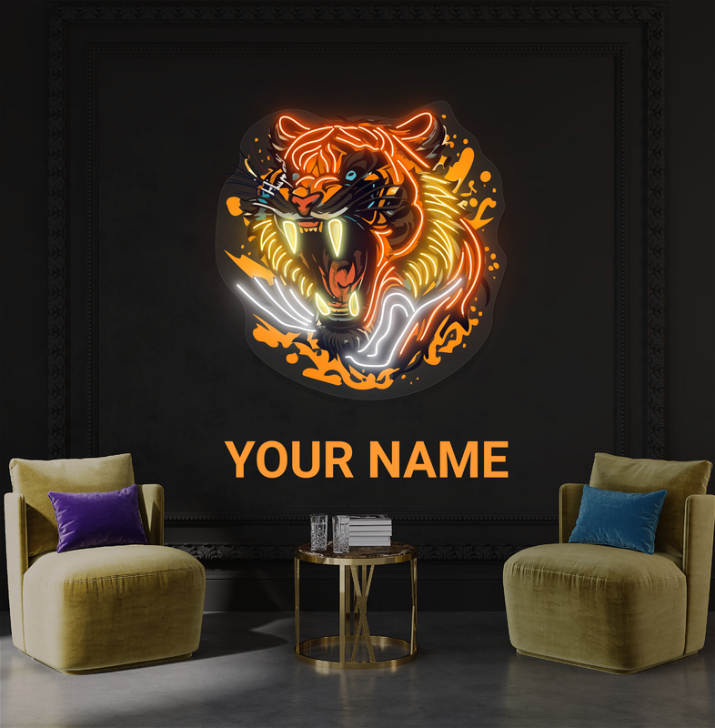 Enseigne au néon à LED Inferno Roar