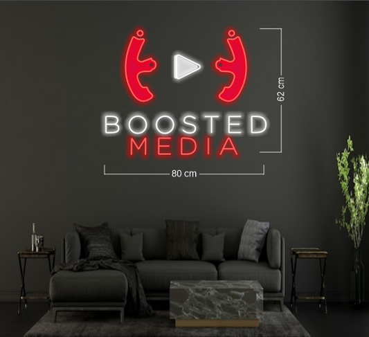 Boosted Media | LED Neon Sign