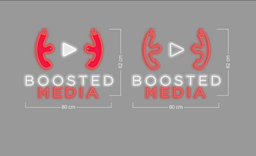 Boosted Media | LED Neon Sign
