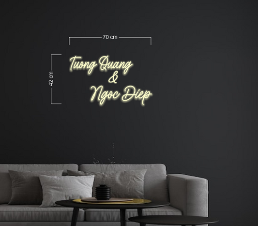 Enseigne au néon LED personnalisée pour entreprise