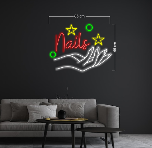 Nail logo| LED Neon Sign