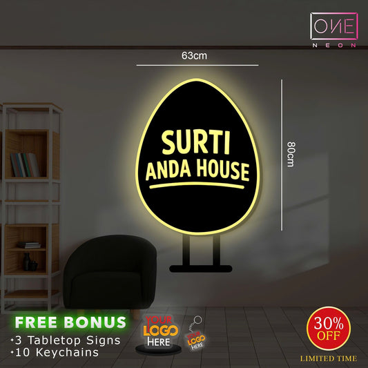 SURTI ANDA HOUSE | Illuminated Blade Sign