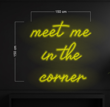 CornerStone & Meet Me in the Corner | LED Neon Sign