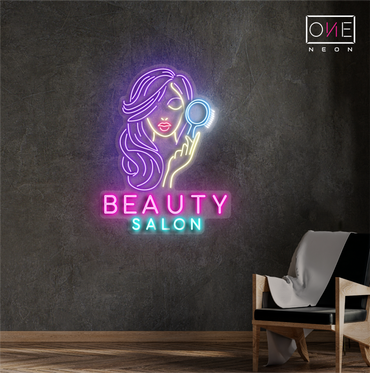 Enseigne au néon à LED pour salon de beauté