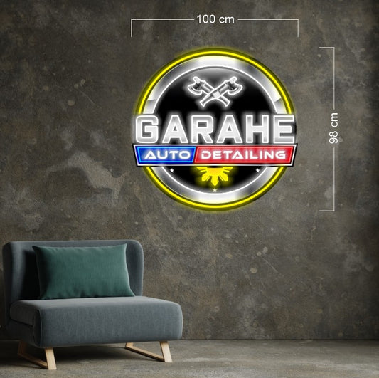 Garahe Auto Detailing | LED Neon Sign