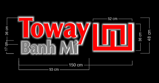 Enseigne au néon LED personnalisée pour entreprise