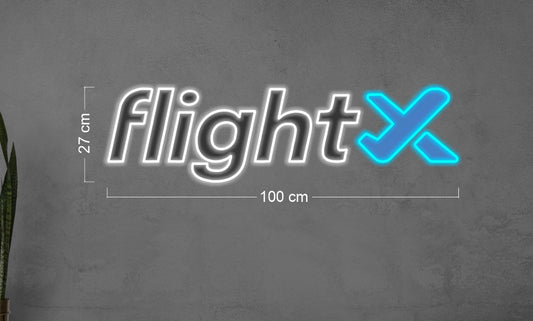 Flight X | LED Neon Sign