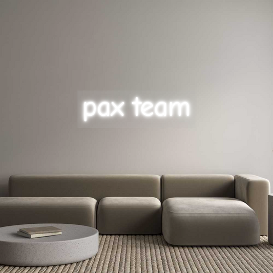 Custom Neon: pax team