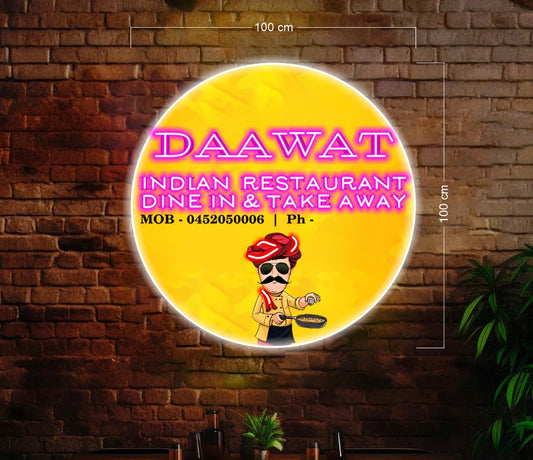 Enseigne au néon LED personnalisée pour entreprise