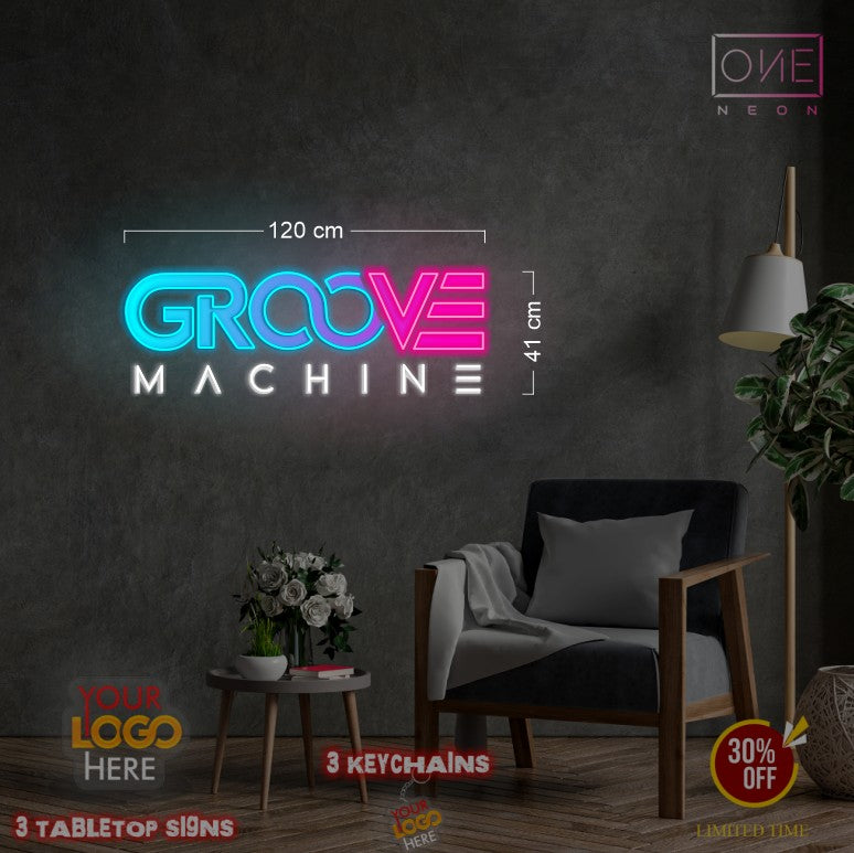 GROOVE MACHINE | LED Neon Sign