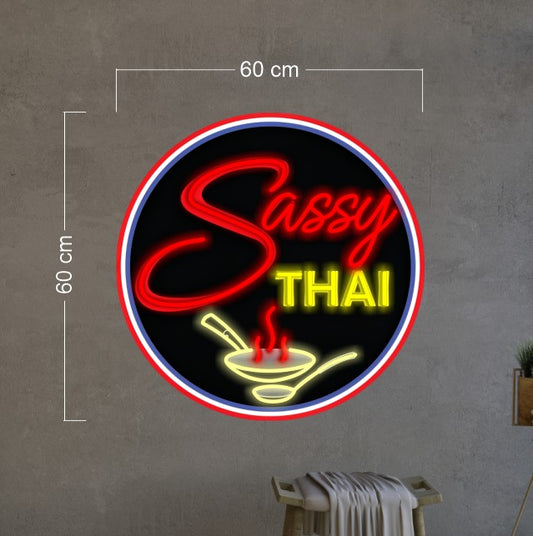 SASSY THAI | LED Neon Sign (waterproof option)