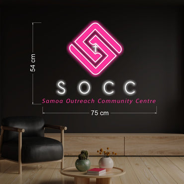 Enseigne au néon LED personnalisée pour entreprise